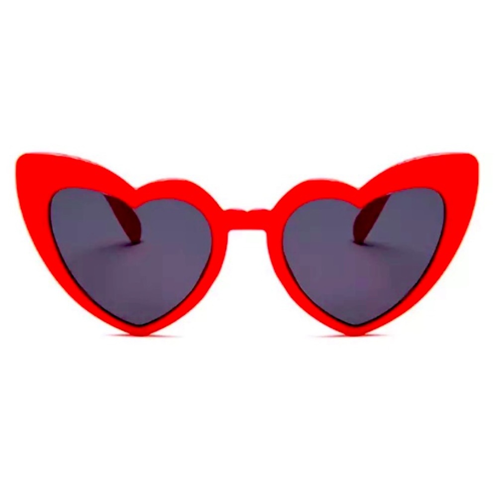 🍒3/$30 New YSL-Style “Loulou” Heart Sunglasses - Picture 2 of 5
